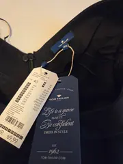 Vorschaubild 3 von Damen Businesskleid Schwarz Gr. 40 Elegant Baumwolle