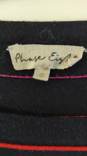 Vorschaubild 5 von Damen Freizeitkleid Gr. 38/M UK 10 Schwarz Mehrfarbig Gestreift