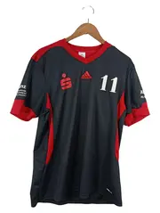 Vorschaubild 1 von Herren Fußball Trikot Gr. 40 Schwarz Rot CLIMALITE Nr. 11