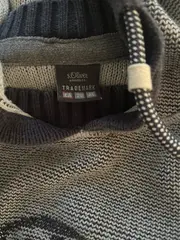 Vorschaubild 2 von Herren Kapuzenpullover Hoodie Gr. M Grau Baumwolle Logo