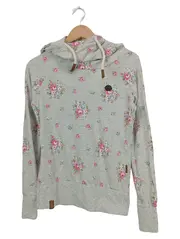 Vorschaubild 1 von Damen Kapuzenpullover Hoodie Gr. S Blumenmuster Mehrfarbig Casual