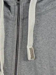 Vorschaubild 3 von Herren Kapuzenpullover Gr. 38/M Grau Reißverschluss Casual