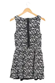 Vorschaubild 2 von Businesskleid Damen 38;M Elegant Schwarz Weiß Viskose