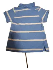 Vorschaubild 2 von Poloshirt Baby Jungen Gr. 74/80 Blau Weiß Gestreift Kurzarm