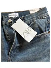 Vorschaubild 4 von High Rise Regular Length Straight Leg Jeans Damen Blau W26/34/XS