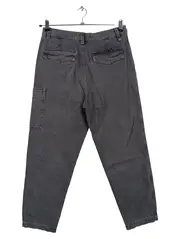 Vorschaubild 2 von Herren Cargohose Schwarz Gr. 46 S Straight Leg Casual Urban Baumwolle