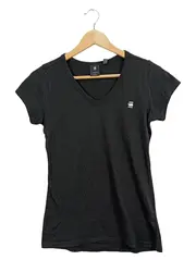 Vorschaubild 1 von Damen T-Shirt Schwarz Gr. 36/S Casual Logo