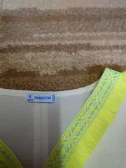 Vorschaubild 5 von Mädchen Sommerkleid Gr. 128 grafisch bunt Freizeit Stickerei Rüschen