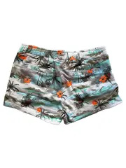 Vorschaubild 2 von Kinder Badeshorts Gr. 152 Mehrfarbig Palmenprint Shorts