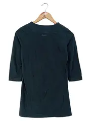 Vorschaubild 2 von Damen T-Shirt Gr. 36/S Schwarz Casual Basic mit Stickerei