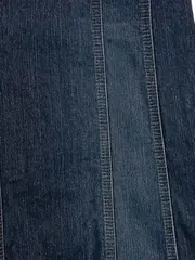 Vorschaubild 4 von Damen Jeansrock Gr. 38 Blau Casual Midirock Baumwolle