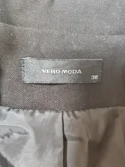Vorschaubild 5 von Damen Blazer Sakko Gr. 38 Schwarz Klassisch Business