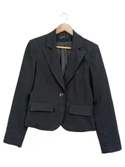 Vorschaubild 1 von Damen Blazer Sakko Gr. 38 Schwarz Klassisch Business