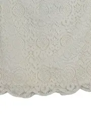 Vorschaubild 4 von Damen A-Linienrock Spitze Weiß Gr. 32 XXS