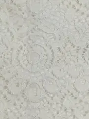 Vorschaubild 5 von Damen A-Linienrock Spitze Weiß Gr. 32 XXS