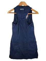 Vorschaubild 2 von Trägerkleid Damen Blau Baumwolle Freizeitkleid Gr. M