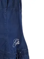 Vorschaubild 3 von Trägerkleid Damen Blau Baumwolle Freizeitkleid Gr. M
