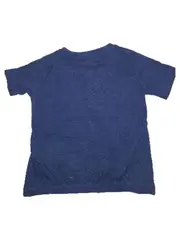 Vorschaubild 2 von Kinder T-Shirt Gr. 24 Monate/86 Blau Logo-Print Kurzarm