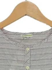 Vorschaubild 3 von Bluse Mädchen Gr. 156/158 gestreift lila Baumwolle Langarm