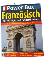 Vorschaubild 1 von Power Box Französisch Lernbuch A-Z Grammatik 2000 Wörter CD Hardcover