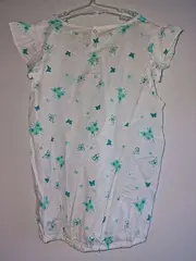 Vorschaubild 5 von Mädchen Bluse Gr. 138/140 Weiß Schmetterlinge Rüschen