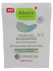 Vorschaubild 1 von Naturkosmetik Hydrogel Augenpads Hyaluronsäure Aloe Vera Vegan NEU