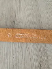 Vorschaubild 3 von Leder Gürtel Herren Braun Uni Schnalle 120 cm