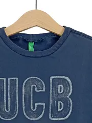 Vorschaubild 3 von Sweatshirt Pullover Kinder Blau Gr. 120, 122 UCB 1965