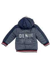 Vorschaubild 2 von Winterjacke Kinder Gr. 80 Blau Jungen Kapuze Steppjacke