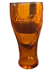 Vorschaubild 1 von Trinkglas Orange Retro Glas 300ml