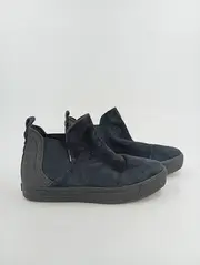 Vorschaubild 2 von Damen Chelsea Boots Stiefeletten Wildleder Schwarz Gr. 39