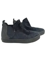 Vorschaubild 1 von Damen Chelsea Boots Stiefeletten Wildleder Schwarz Gr. 39