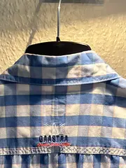 Vorschaubild 4 von Damen Hemdbluse Karo Maritim Mehrfarbig XL Kurzarm Freizeit