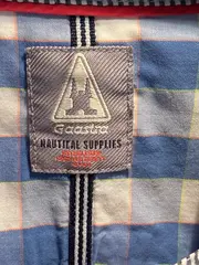 Vorschaubild 5 von Damen Hemdbluse Karo Maritim Mehrfarbig XL Kurzarm Freizeit