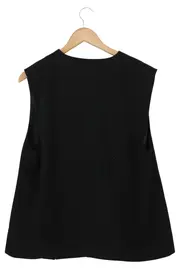 Vorschaubild 2 von Damen Anzugweste Weste Gr. 42 XL Schwarz Elegant Paisley