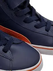 Vorschaubild 4 von Kinder Sneaker High Top gefüttert Gr. 32 Blau Orange Klettverschluss