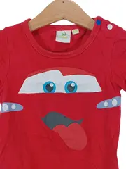 Vorschaubild 2 von Body Lightning McQueen Kinder Gr. 92 Rot Baumwolle