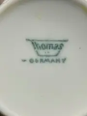 Vorschaubild 3 von Thomas Zuckerdose mit Deckel Porzellan Weiß Retro Blumenmuster