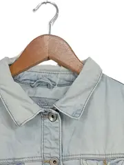 Vorschaubild 4 von EDC Jeansjacke Damen Gr. 38/M Blau Casual Baumwolle Modal Elasthan