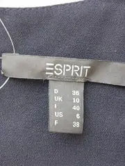 Vorschaubild 3 von Damen Freizeitkleid Gr. 36/S Blau Blumenmuster Vintage Bohemian