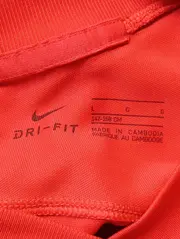 Vorschaubild 2 von Kinder Fußball Trikot DRI-FIT Rot Gr. 158 Kurzarm Logo-Print