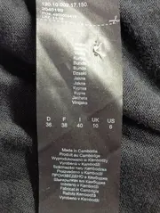 Vorschaubild 3 von Damen Strickjacke Gr. 36/S Schwarz Casual Viskose Baumwolle