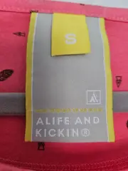 Vorschaubild 3 von Alife and Kickin Damen Freizeitkleid Gr. 36/S Rosa Casual Tiermotive