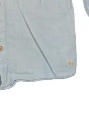 Vorschaubild 4 von Kinder Freizeithemd Blau Gr. 110 Langarm Baumwolle Casual
