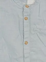 Vorschaubild 2 von Kinder Freizeithemd Blau Gr. 110 Langarm Baumwolle Casual