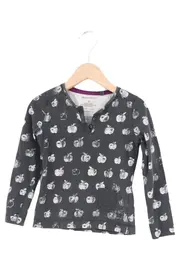 Vorschaubild 1 von MARC O POLO Kinder Langarmshirt Gr. 110 Schwarz mit Äpfel Motiv