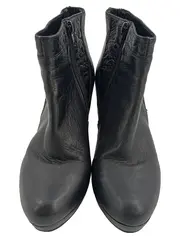 Vorschaubild 2 von Damen Stiefelette Leder Schwarz Gr. 36 Elegant Klassisch High Heel