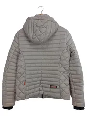 Vorschaubild 2 von Damen Steppjacke Gr. M Grau Kapuze Übergangsjacke Outdoor