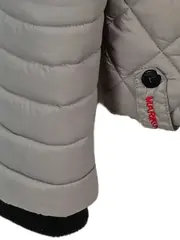 Vorschaubild 4 von Damen Steppjacke Gr. M Grau Kapuze Übergangsjacke Outdoor