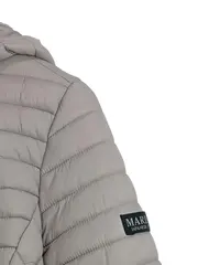 Vorschaubild 3 von Damen Steppjacke Gr. M Grau Kapuze Übergangsjacke Outdoor